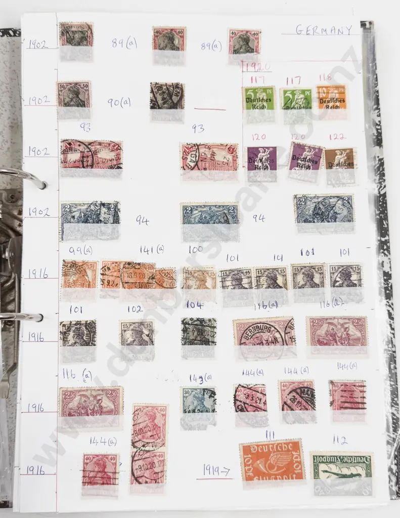World Vintage Stamps - Germany and German States Image 1++