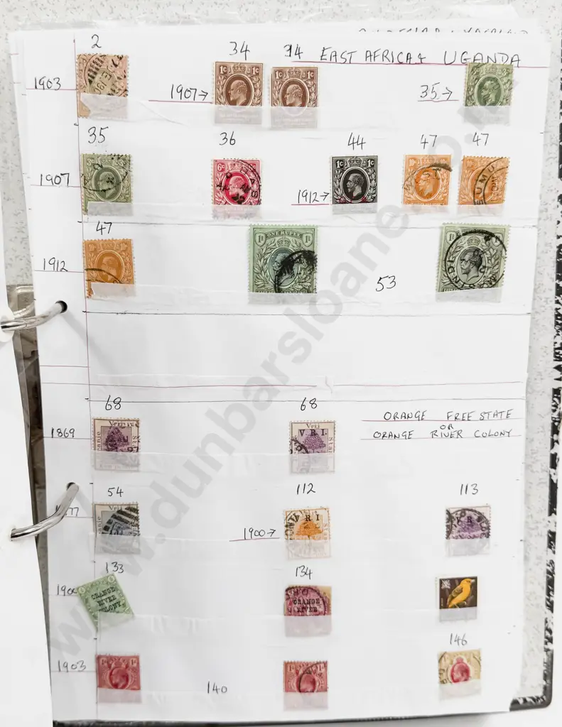 World Vintage Stamps - Africa Image 1++