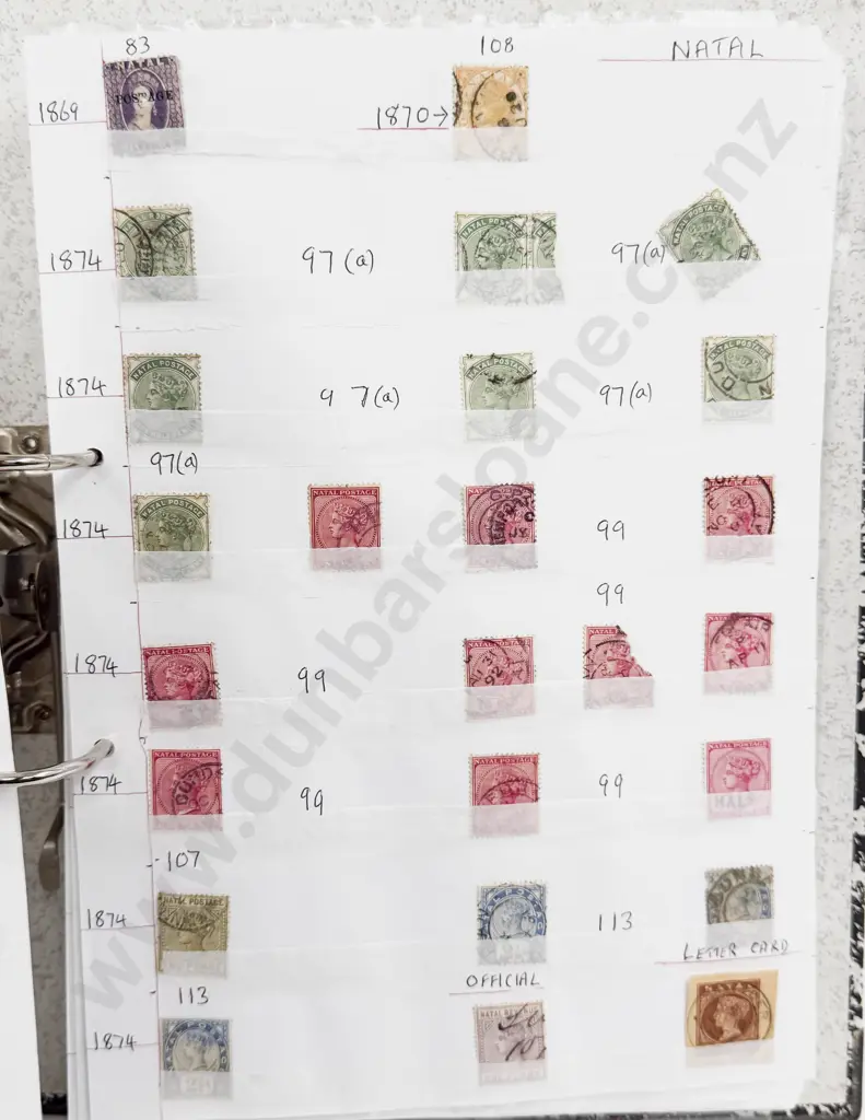 World Vintage Stamps - Africa Image 1++