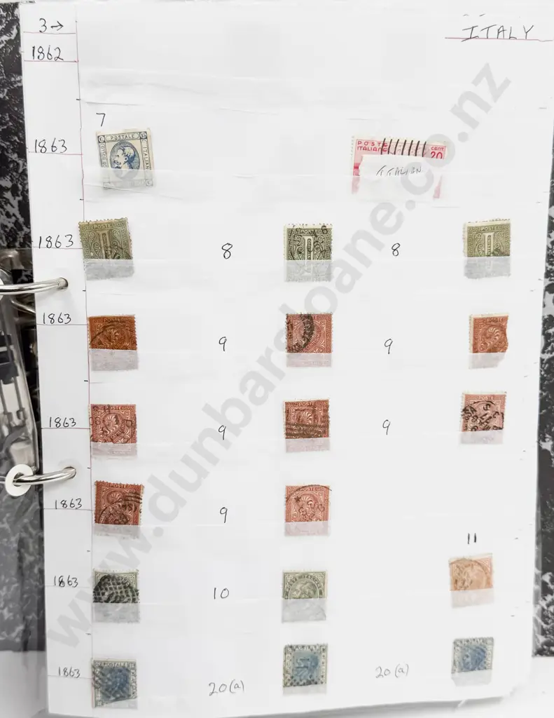 World Vintage Stamps - Italy Image 1++