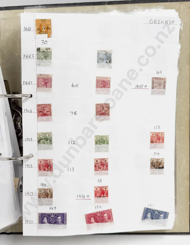 World Vintage Stamps - Greece - Ghana - Georgia - Gibraltar - Gold Coast - Grenada - Guatemala also Hong Kong Image 1++