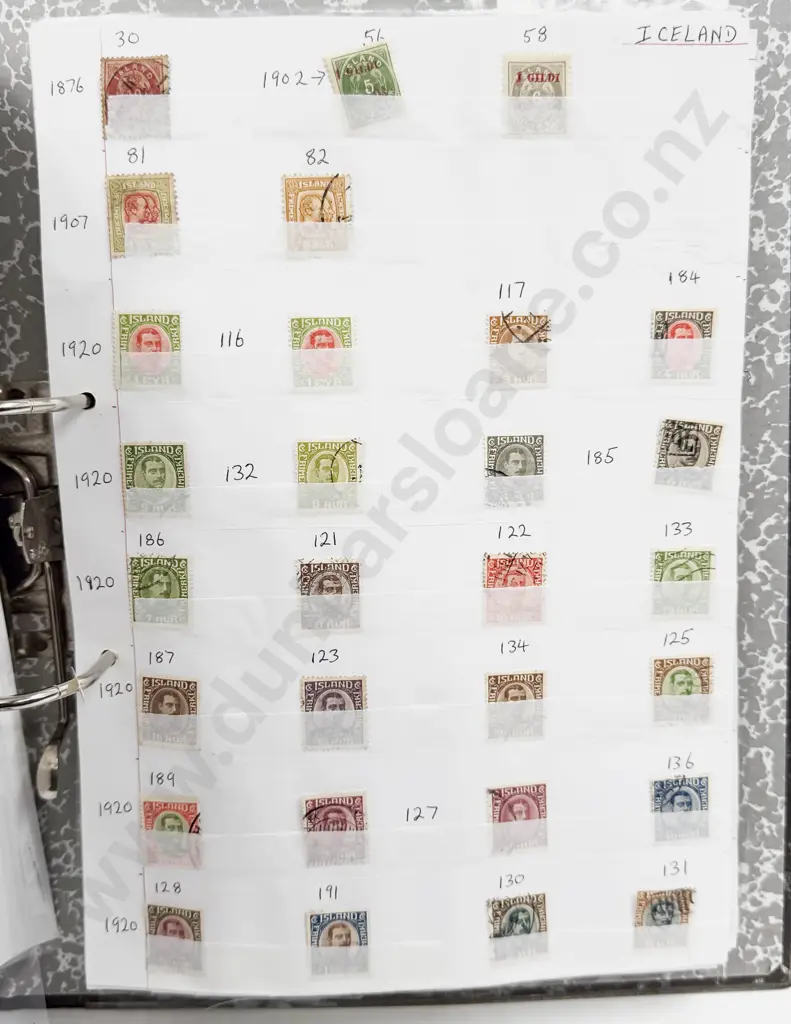 World Vintage Stamps Iraq - Iran - Indonesia - Iceland - Kuwait - Laos - Latvia - Liberia - Luxembourg - also Malta Image 1++