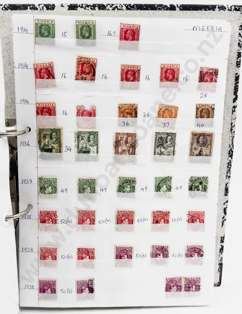 World Vintage Stamps Netherlands - Newfoundland - Nicaragua - Nigeria - North Borneo - also Norway Image 1++