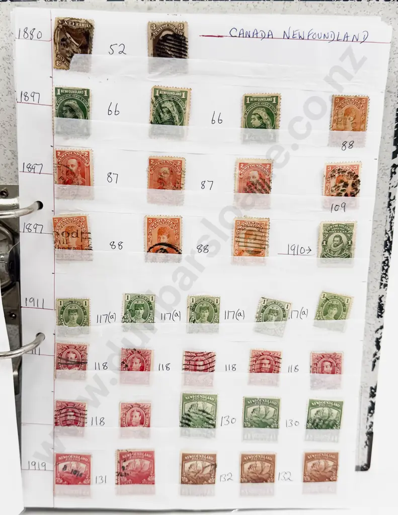 World Vintage Stamps Netherlands - Newfoundland - Nicaragua - Nigeria - North Borneo - also Norway Image 1++