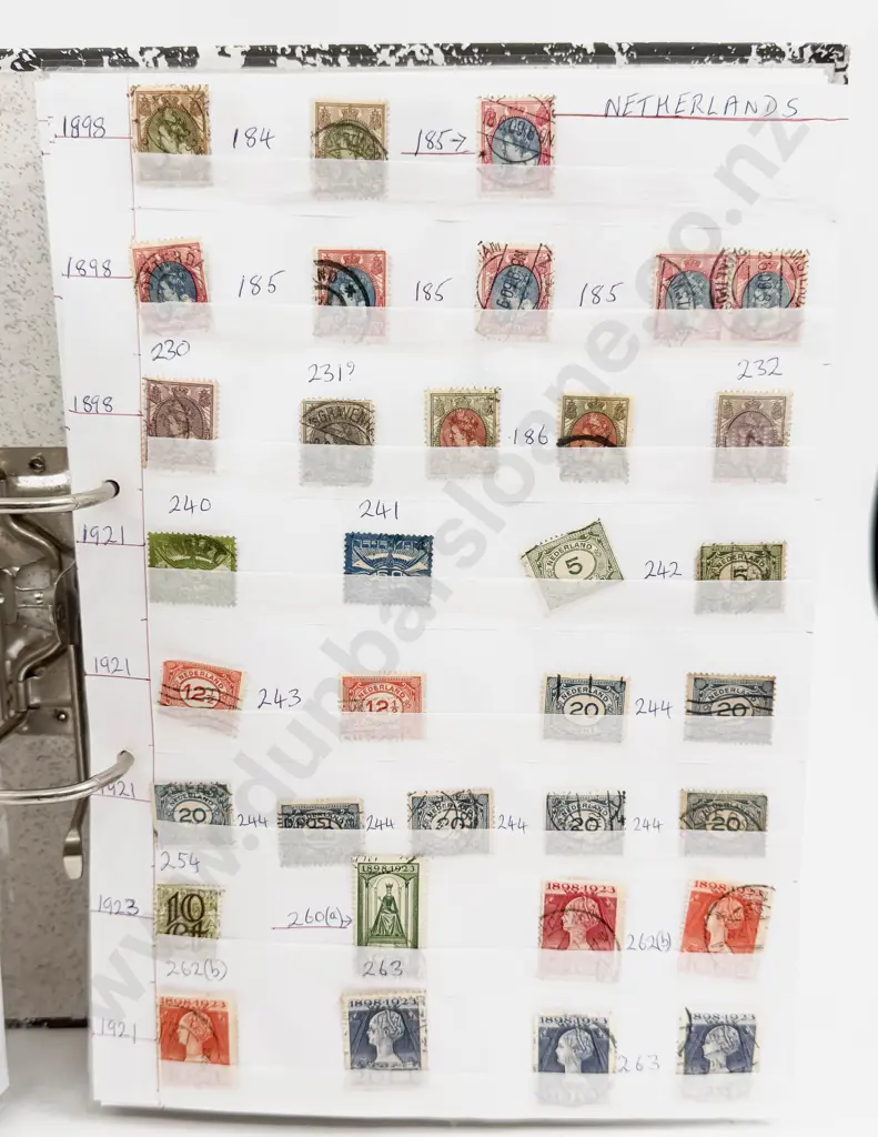 World Vintage Stamps Netherlands - Newfoundland - Nicaragua - Nigeria - North Borneo - also Norway Image 1++