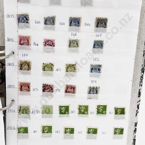 World Vintage Stamps Netherlands - Newfoundland - Nicaragua - Nigeria - North Borneo - also Norway