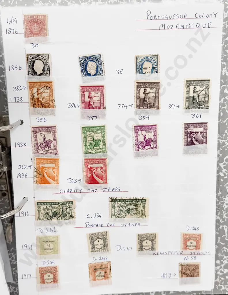 World Vintage Stamps Poland - Portugal and Colonies- Angola - Azores - Mozambique also Pakistan Image 1++