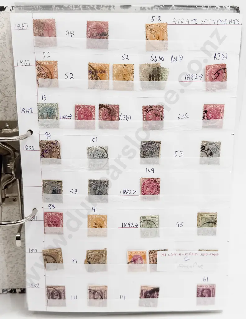 World Vintage Stamps Malaysia - Johore - Kedah - Penang - Selangor Image 1++