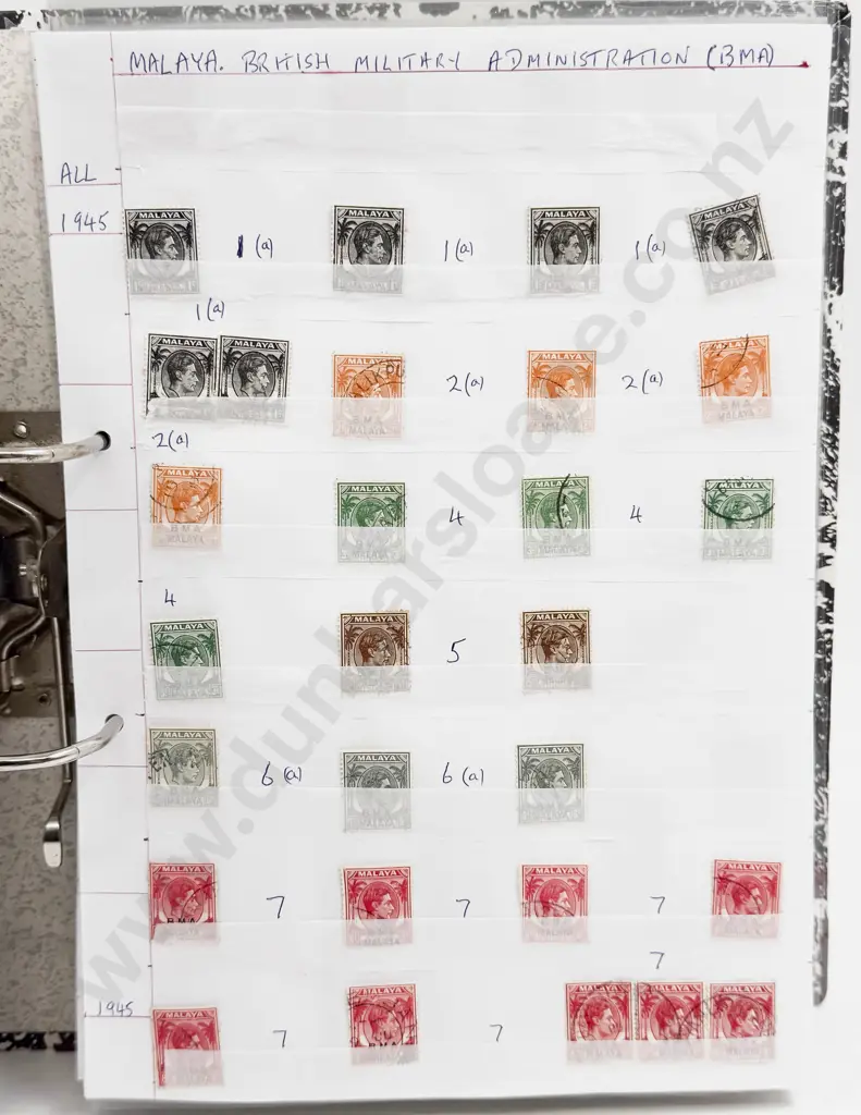 World Vintage Stamps Malaysia - Johore - Kedah - Penang - Selangor Image 1++