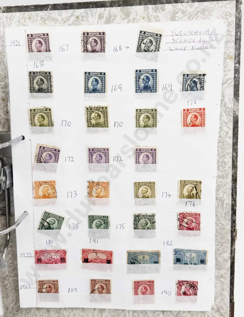 World Vintage Stamps Switzerland - Syria - Siam/Thailand - Trindad & Tobago - Tunsia -  also Image 1++