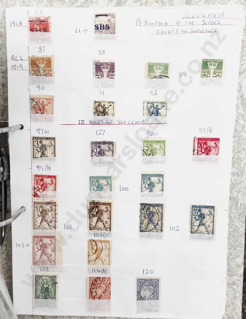 World Vintage Stamps Switzerland - Syria - Siam/Thailand - Trindad & Tobago - Tunsia -  also Image 1++