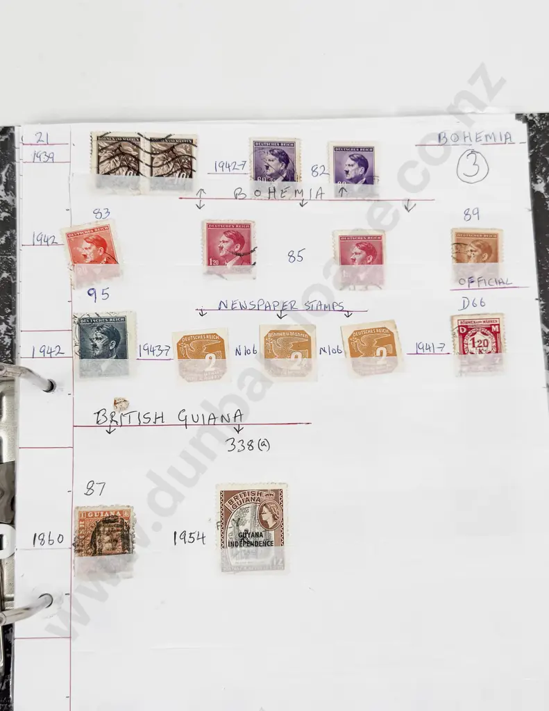 World Vintage Stamps - Various countries with small amounts of stamps for each Image 1++