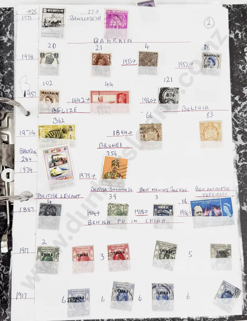 World Vintage Stamps - Various countries with small amounts of stamps for each Image 1++
