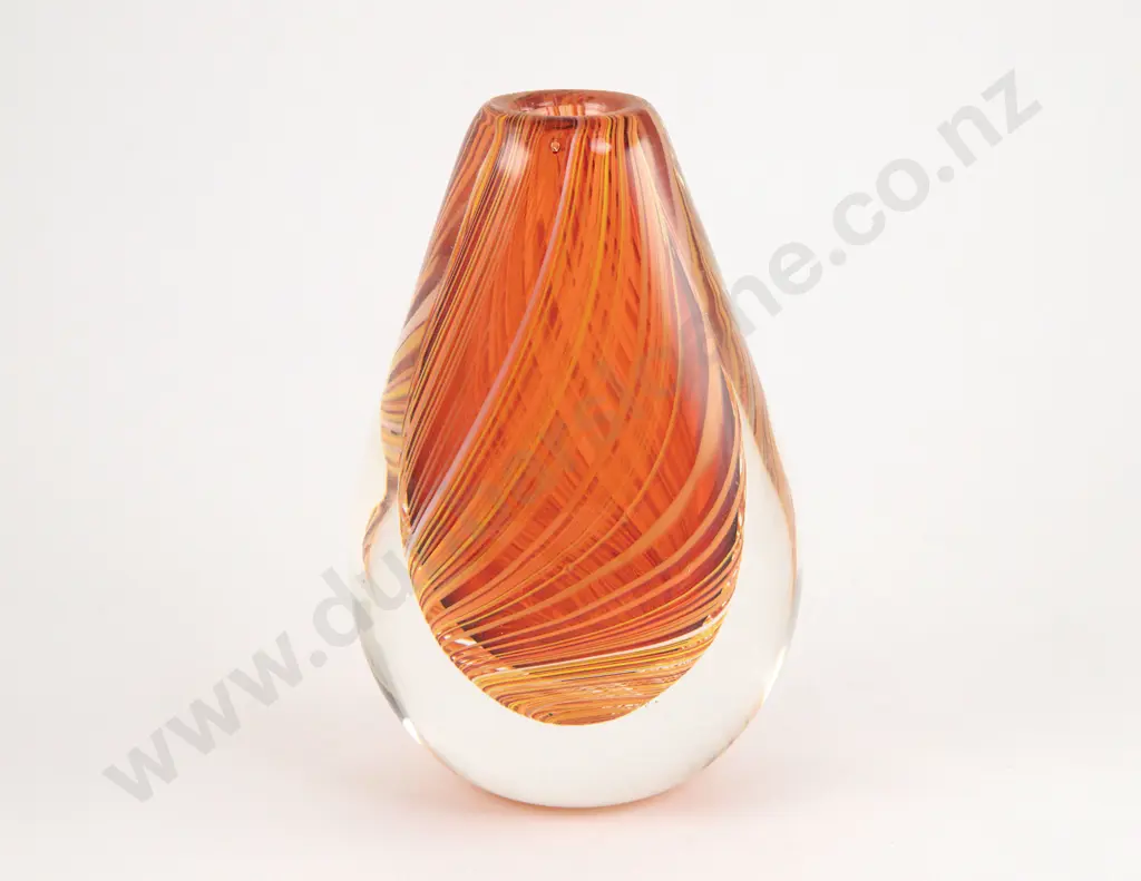 Lynden Over Compressed Ovoid Glass Vase Image 1++