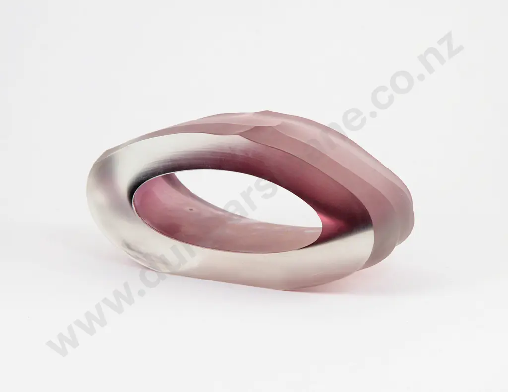Mark Rolinson Carved Glass Form Image 1++