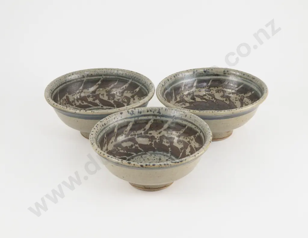 Three Mirek Smisek Footed Bowls Image 1++