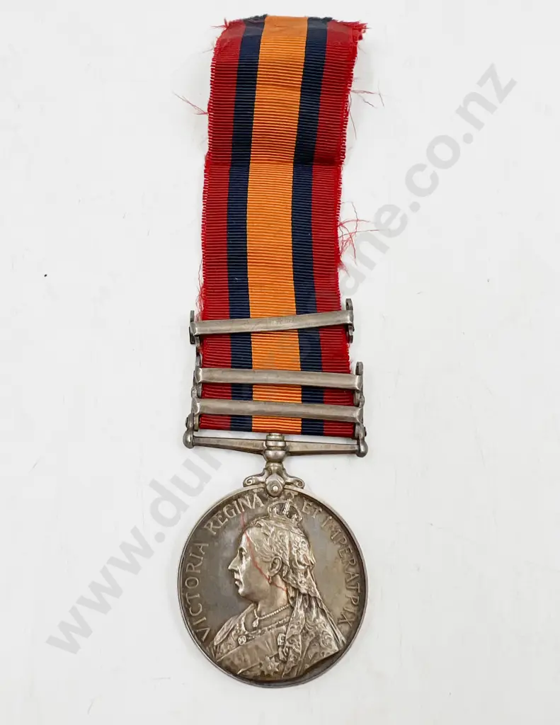 Queen's South Africa (Boer War) Medal with Cape Colony South Africa 1902 Transvaal Bars Image 1++