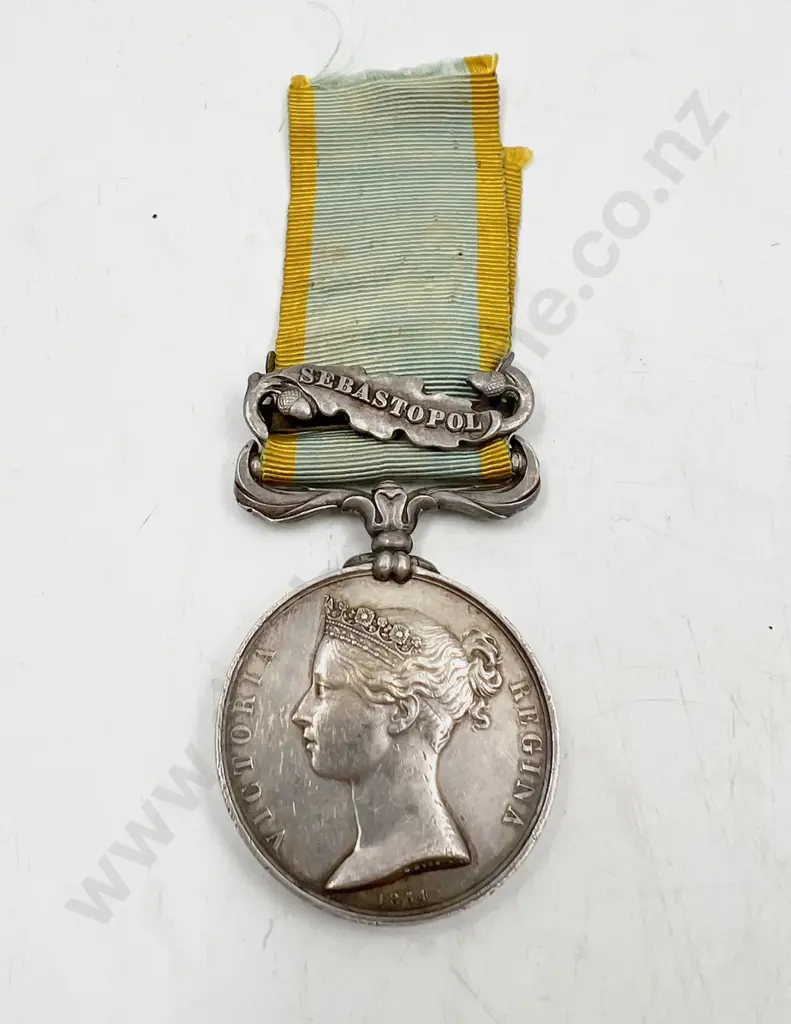 Victoria Crimea Medal 1854-56 with Sebastopol Bar (unnamed) Image 1++