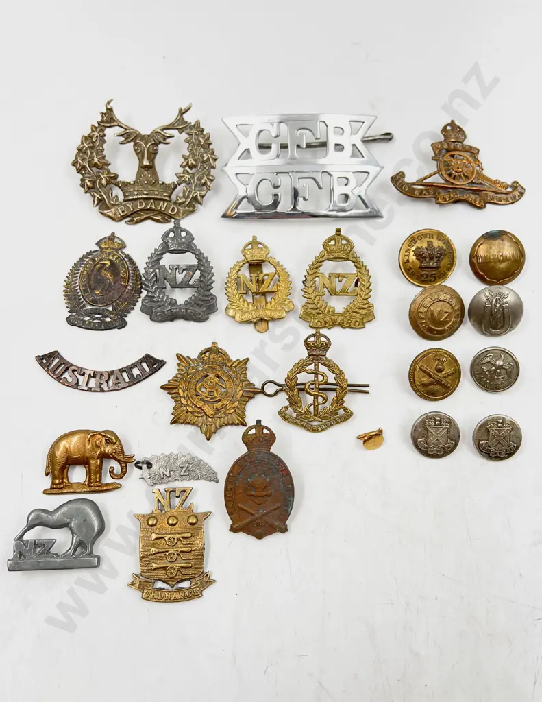 Small Qty NZ and World Cap and Other Badges Image 1++