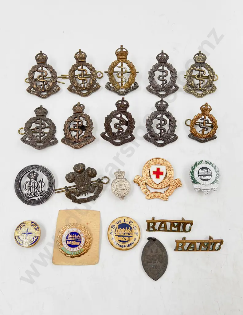 Small Qty Royal Army Medical Corps and Other Badges Image 1++