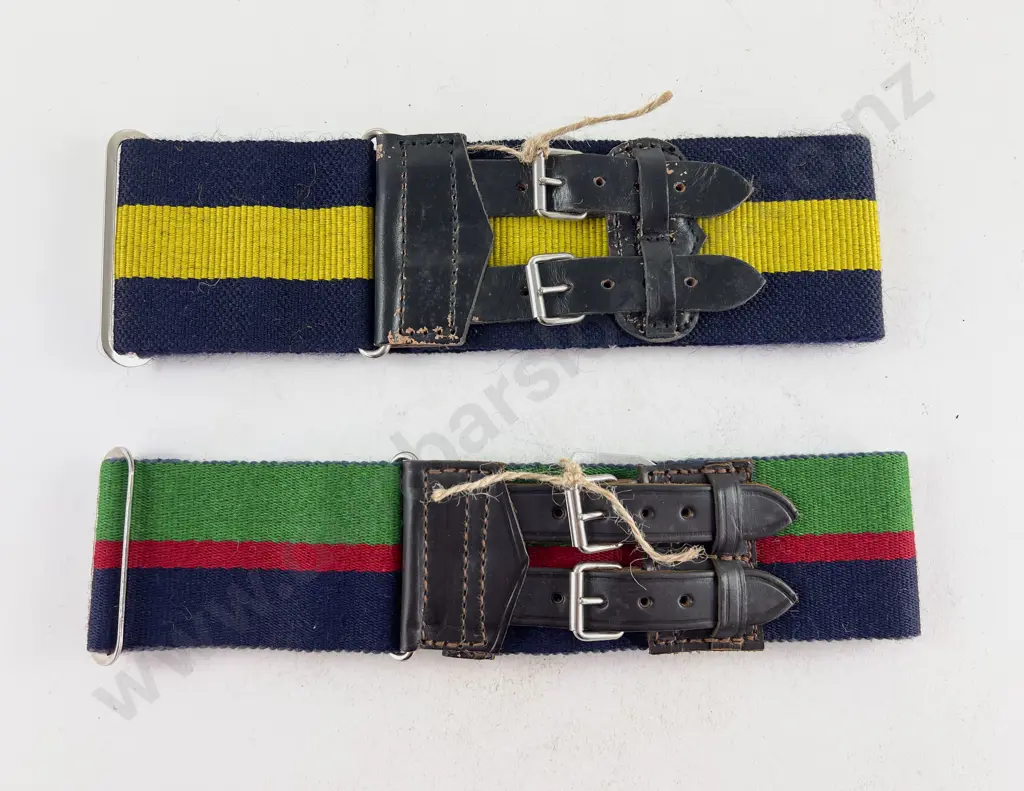 RNZIR 6th Hauraki Company Stable Belt and Royal NZ Dental Corps Belt Image 1++