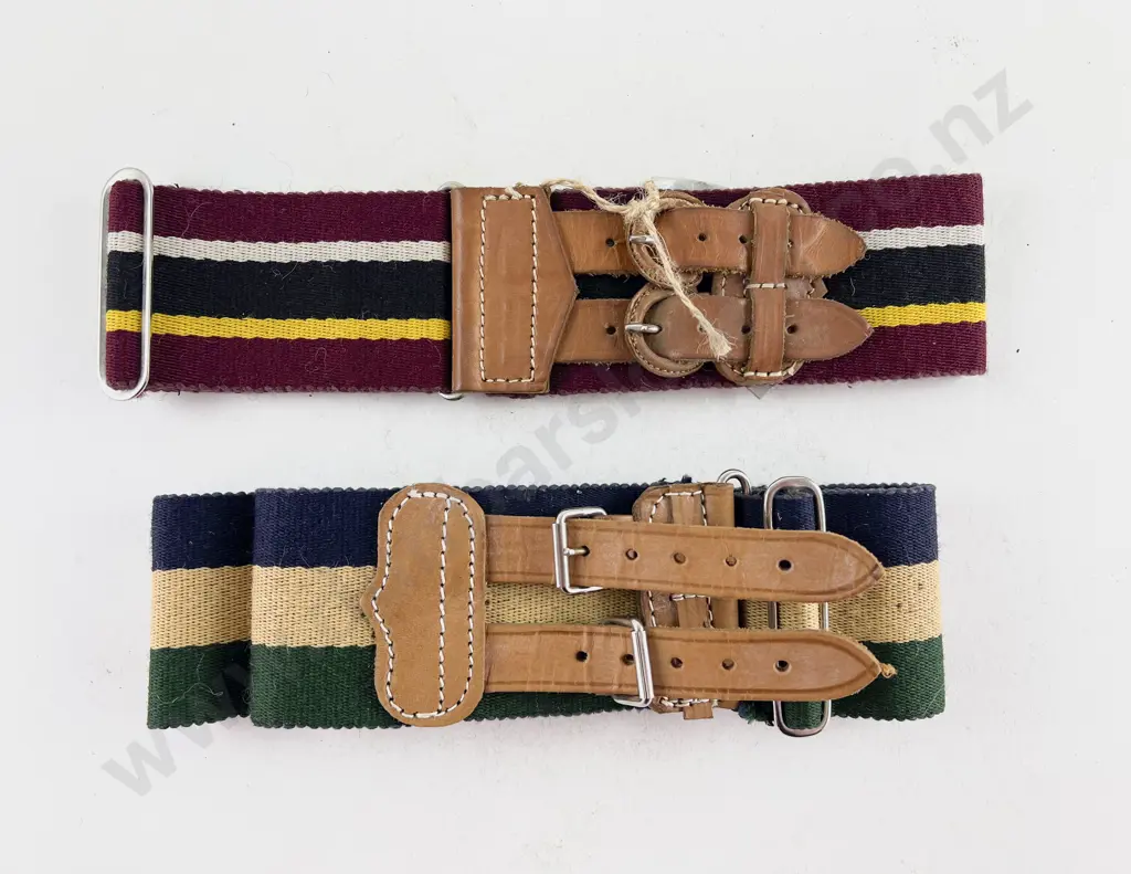 RNZIR 7th Wellington (City of Wgtn's Own) & Hawke's Bay Company 5/7 Stable Belt and other Image 1++
