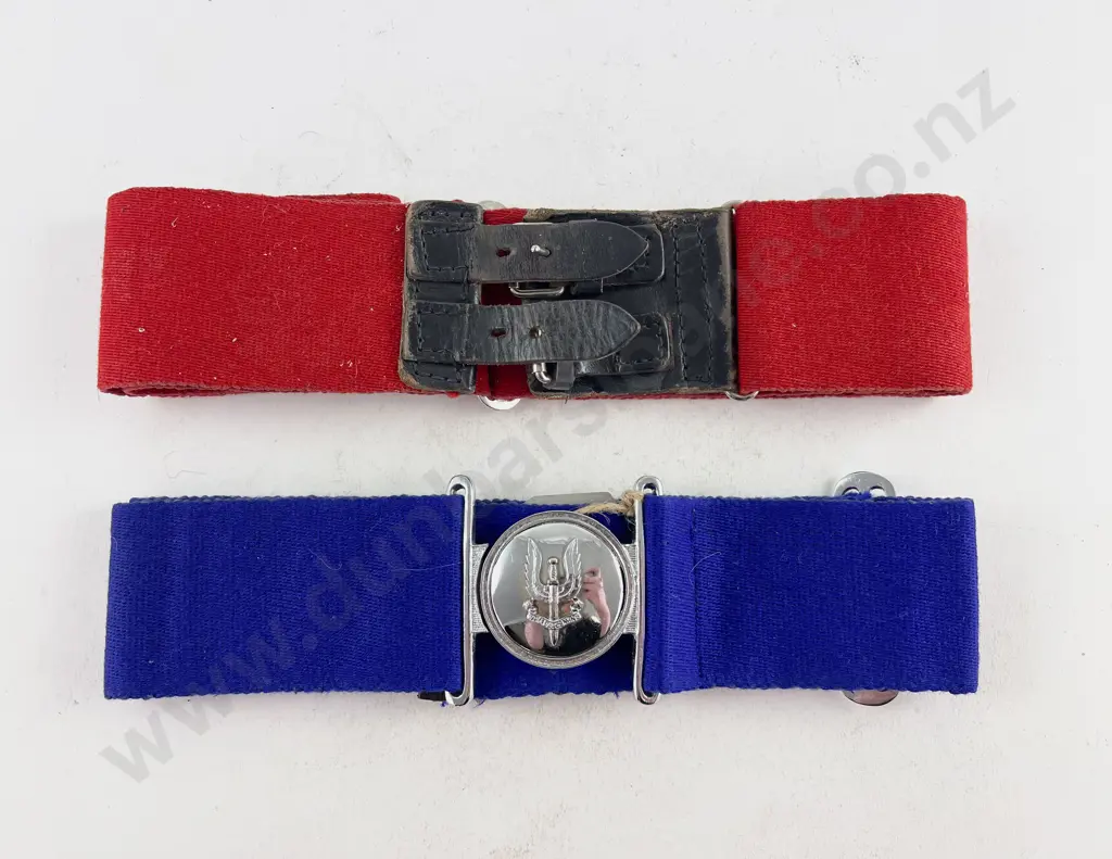 NZ Special Air Service Stable Belt and Regular Force Cadets Belt Image 1++
