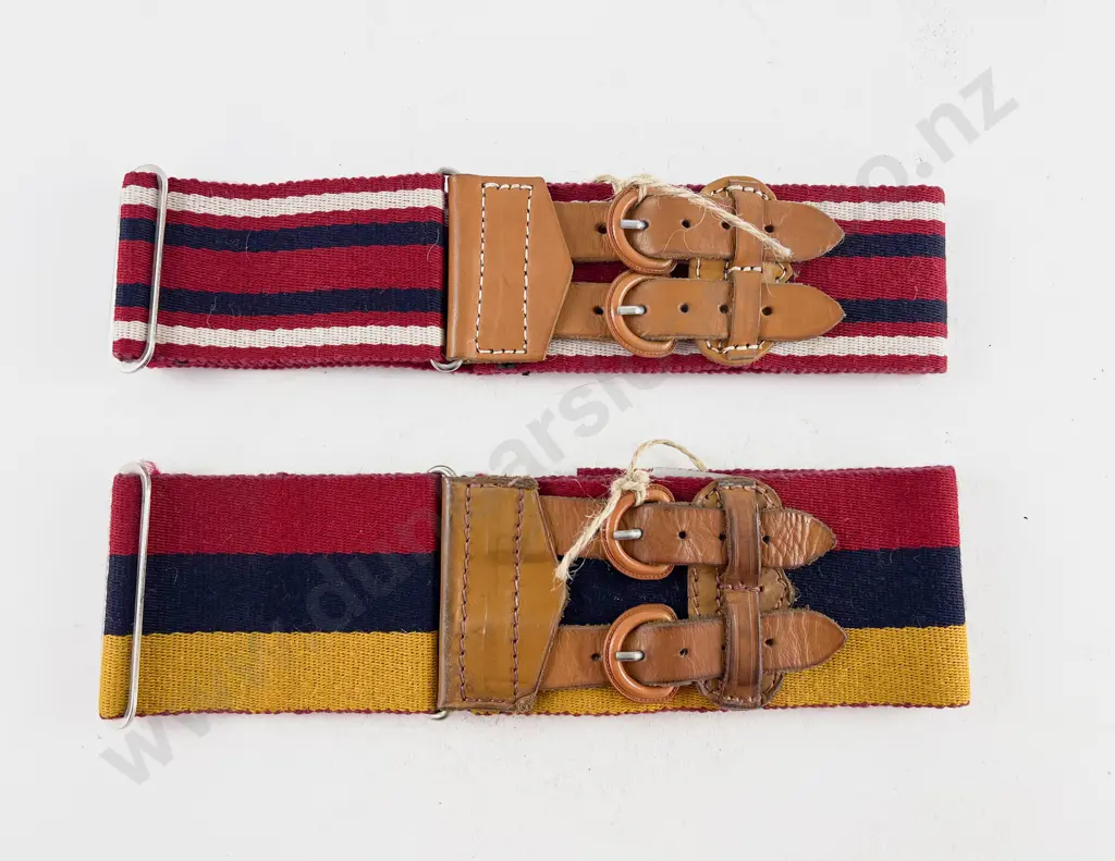 Royal NZ Army Medical Corps and Nursing Corps Stable Belts Image 1++