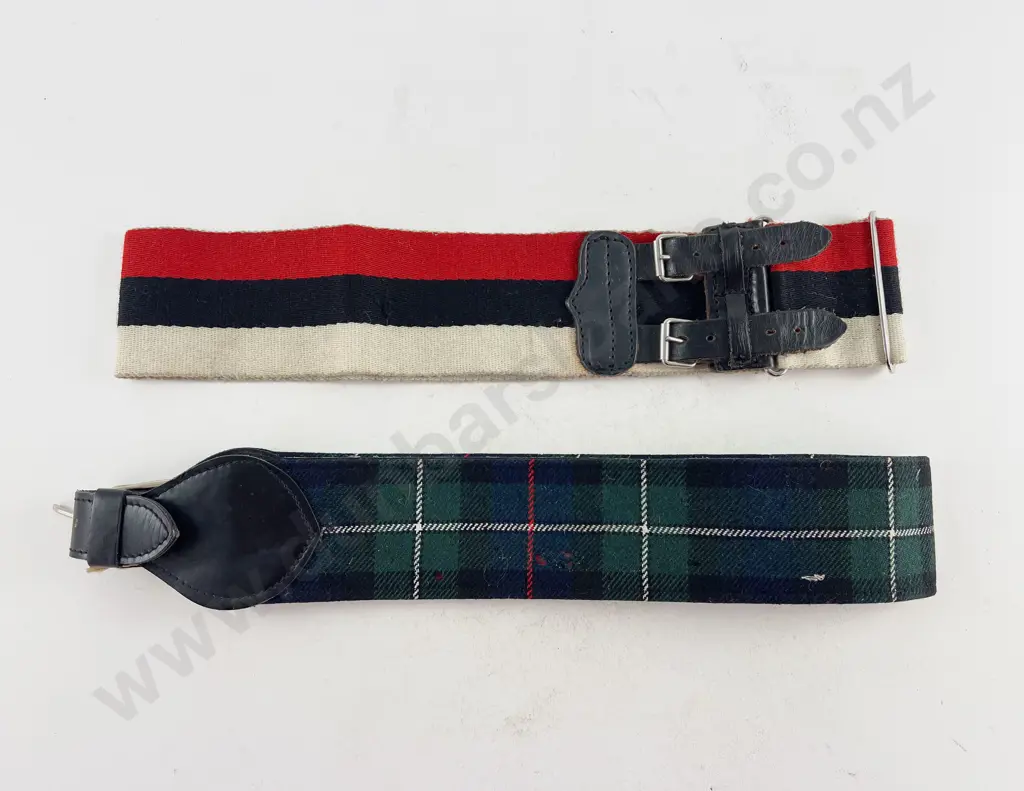 RNZIR 4th Otago and Southland Battalion Group (Queen’s Own Highlanders) Stable Belt Image 1++