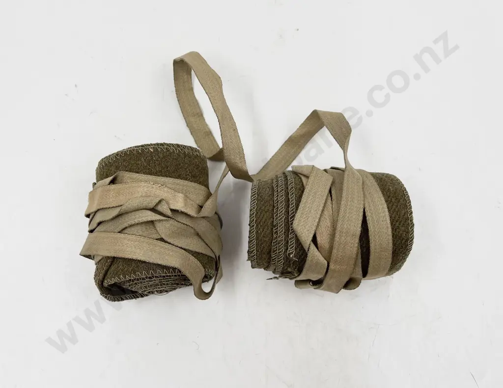 WWII Japanese Military Pair Leggings/Puttees Image 1++