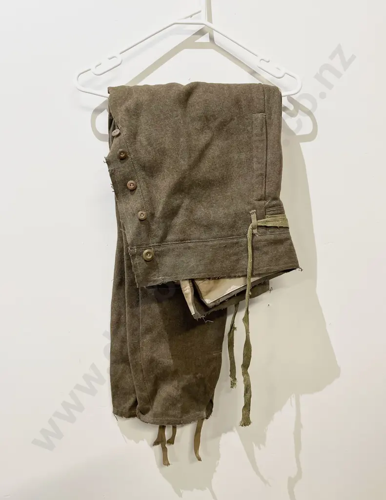 WWII Japanese Military Heavyweight Trousers and Combat Jacket Image 1++
