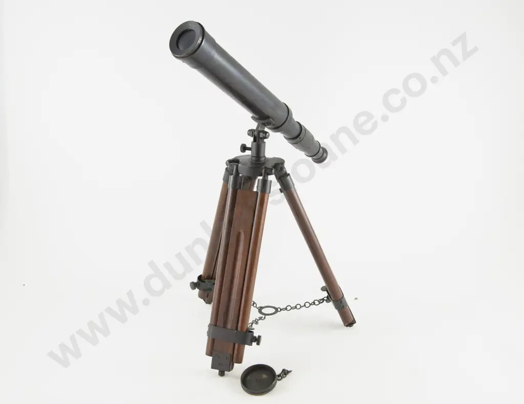 Unmarked Modern Hand Held Field Telescope on Tripod Image 1++