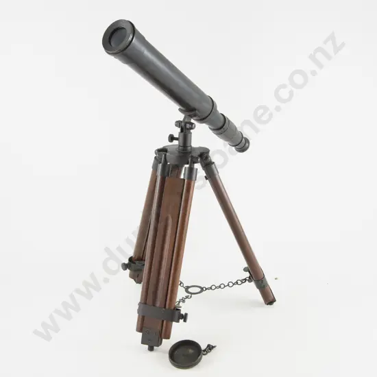 Unmarked Modern Hand Held Field Telescope on Tripod