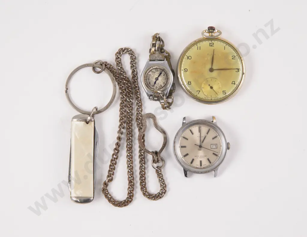 WWI Period Elgin Pocket Watch Image 1++