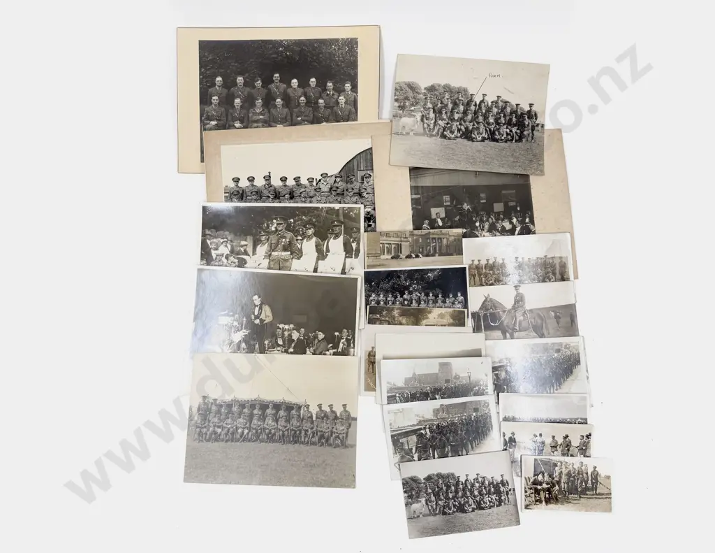 Collection British WWI to WWII and Later Regimental Postcards and Photographs Image 1++