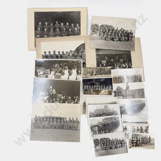 Collection British WWI to WWII and Later Regimental Postcards and Photographs