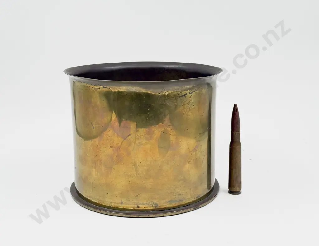 German WWI 23cm Heavy Artillery Mauser Cannon Brass Shell Case Image 1++