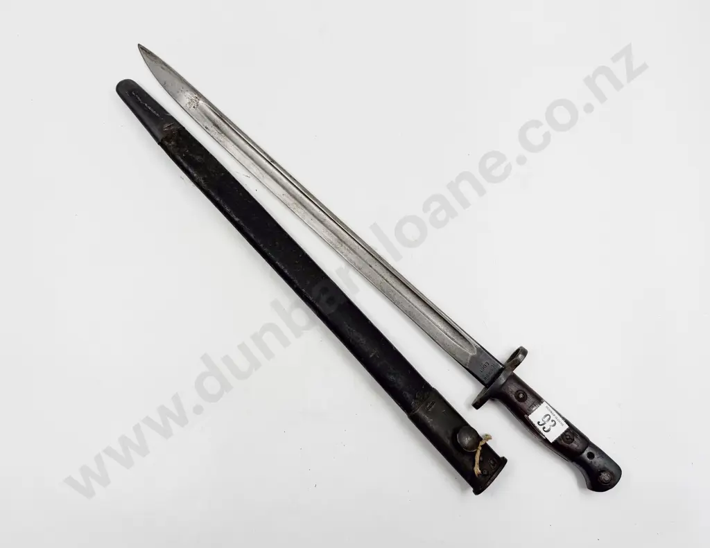 British Wilkinson Pattern 1907 Bayonet and Scabbard Image 1++