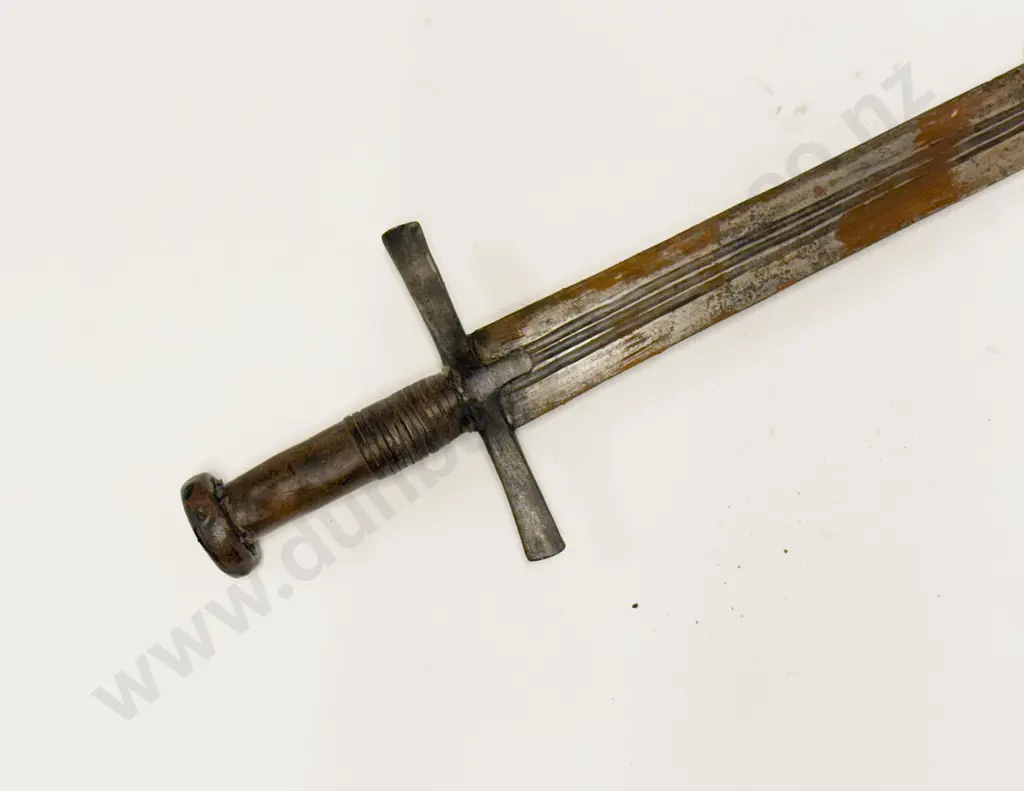 Antique Sudanese Kaskara Broadsword Image 1++
