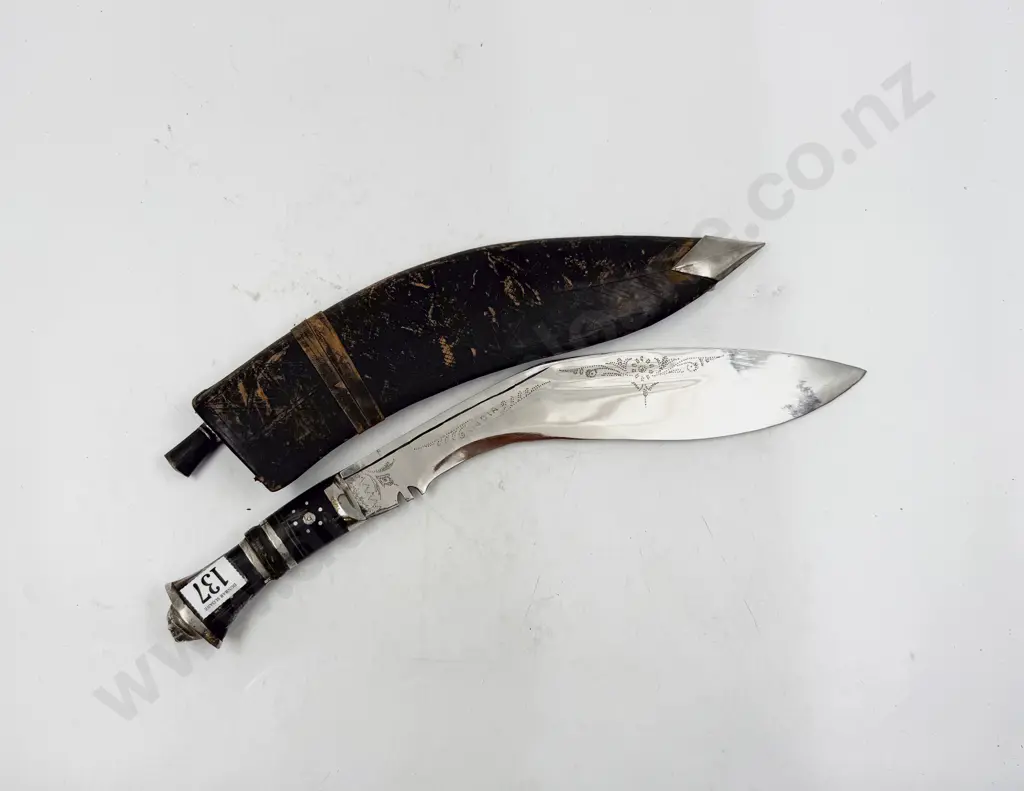 Kukri Knife and Scabbard Image 1++