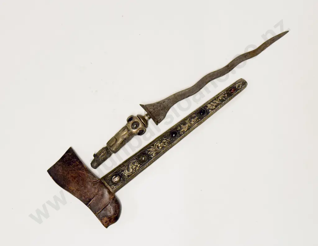 Antique Indonesian Kris with Figural Handle Image 1++