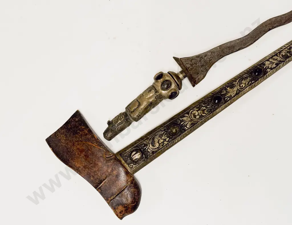 Antique Indonesian Kris with Figural Handle Image 1++