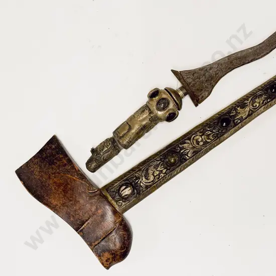 Antique Indonesian Kris with Figural Handle