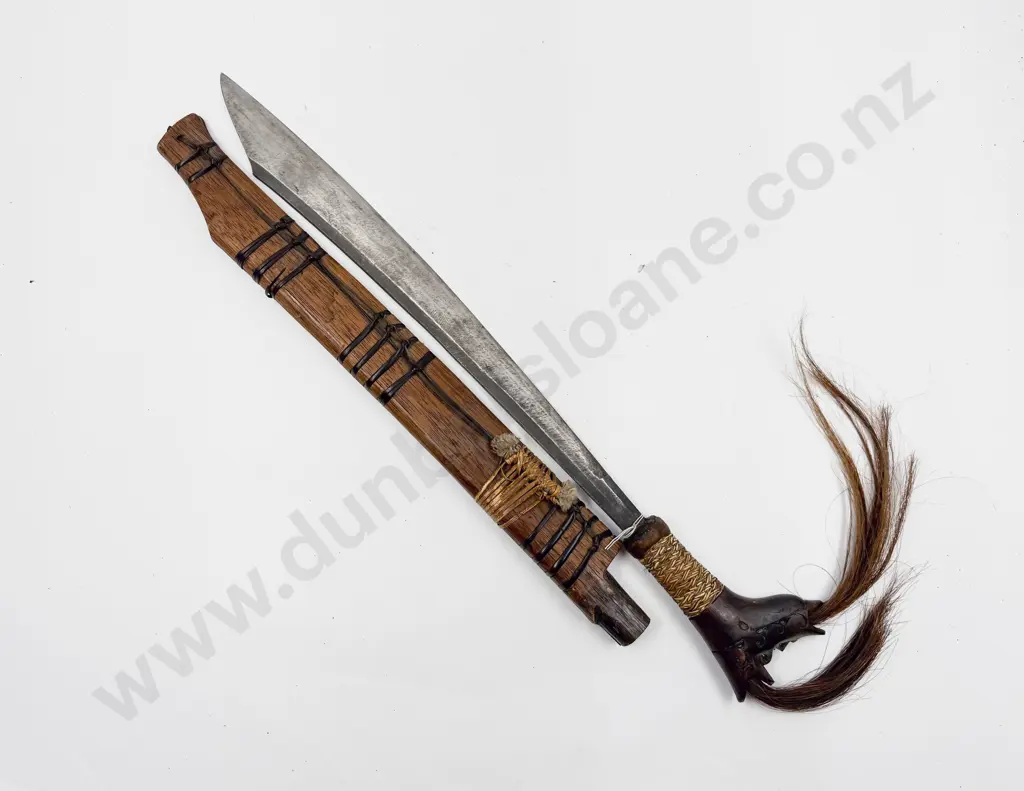 Antique Indonesian Dayak Headhunters Sword Image 1++