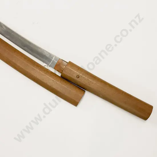 Japanese Long Wakizashi or Chisa (Short) Katana Sword
