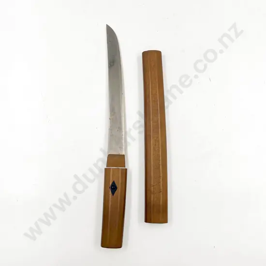 Japanese Tanto in Shira Saya Mounts
