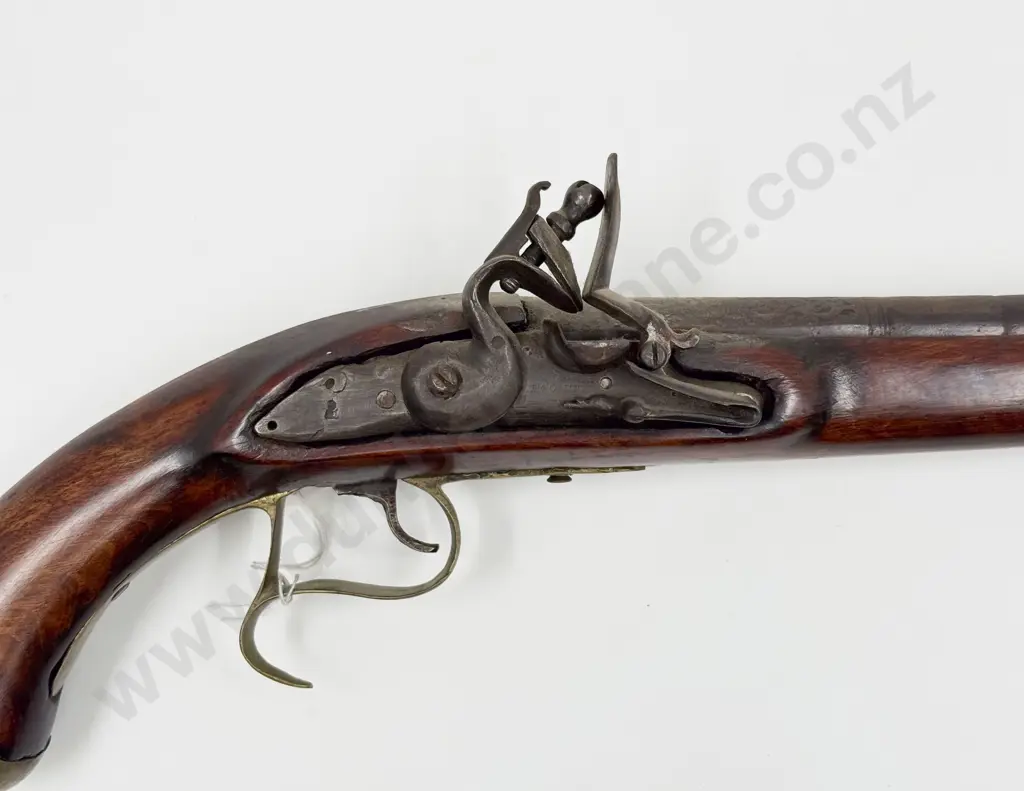 Early C19th Style Flintlock Pistol Wall Hanger Image 1++