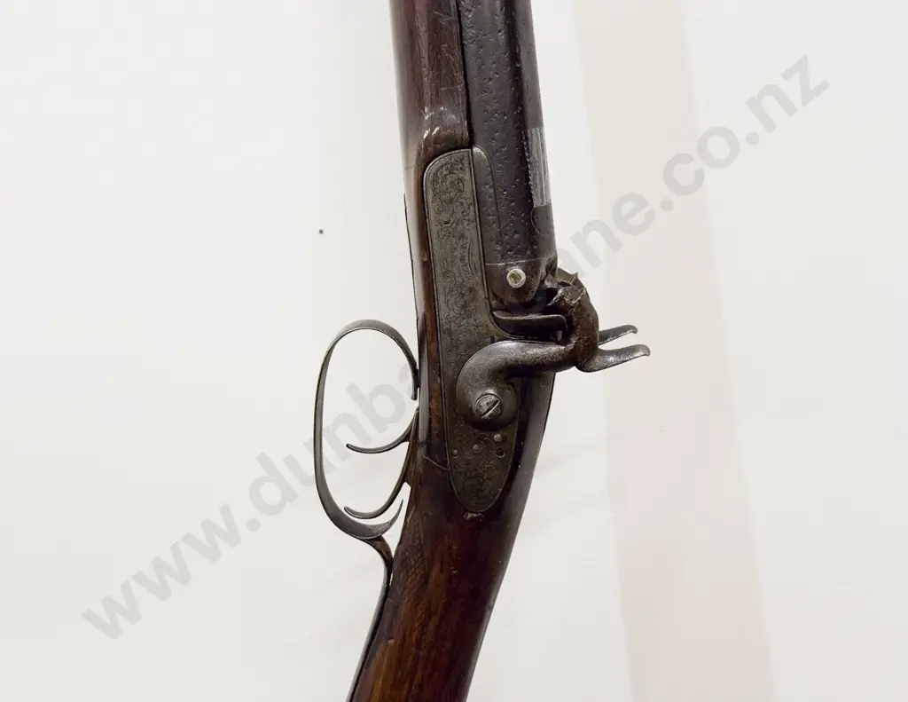 C. Lancaster of London Double Barrel Percussion Shotgun Image 1++