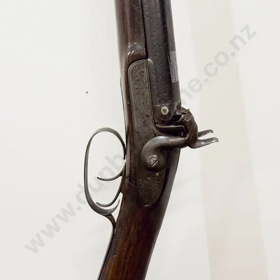 C. Lancaster of London Double Barrel Percussion Shotgun