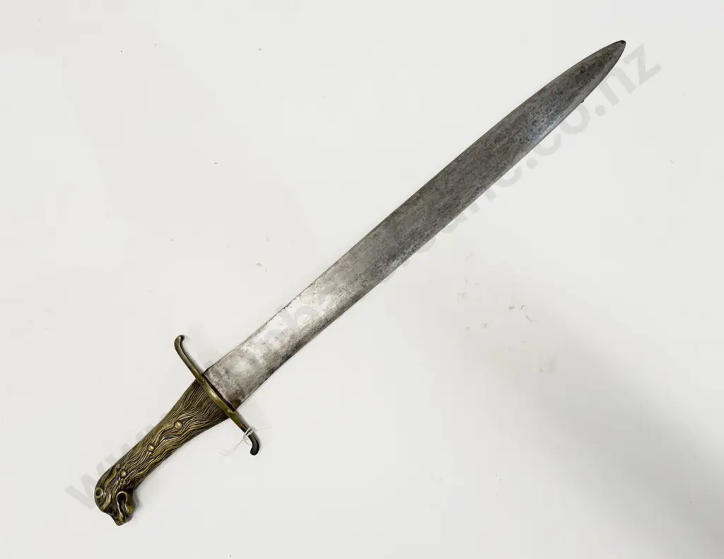 C1790’s French Napoleonic Lions-Head Infantryman’s Short Sword Image 1++